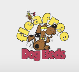 Logo for flea free dog beds